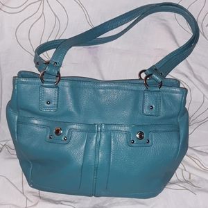 Stone&co blue bag with silver detail